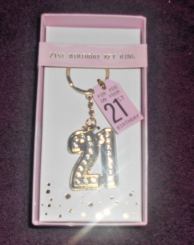 Female gold pink 21st - female, birthday
