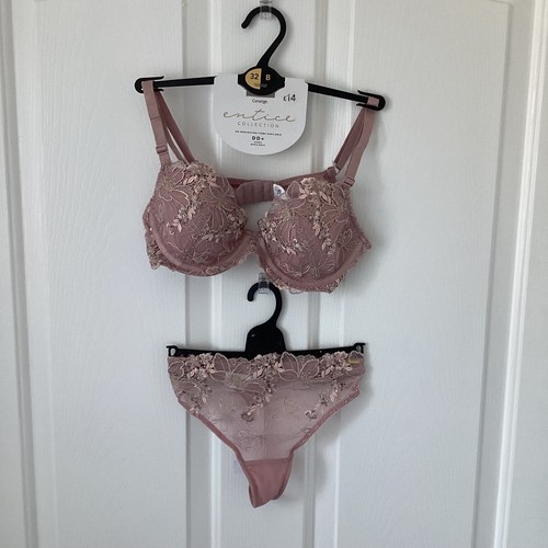 Asda entice bra - &, thong