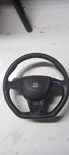 2010 MK4 Seat Ibiza CR TDI FR Leather Steering Wheel and airbag 6J0419091P