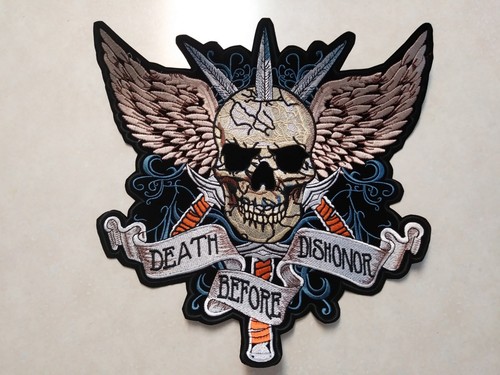 Tri swords skull - skull, emb