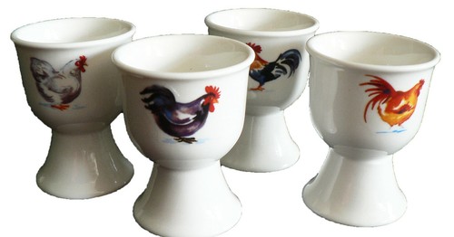 Cockerel chicken egg cups - cockerel,,