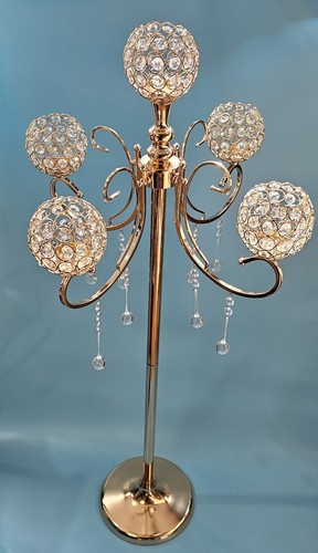 Gold floor candelabra - floor, 45.3