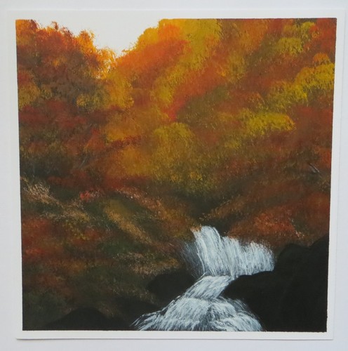 Original autumn forest - original,