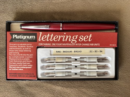 Vintage platignum lettering - vintage,