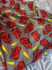 Disney Store Cars Lightning McQueen Fleece Blanket Kids Childrens 120cm x 160cm