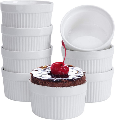 Ramekins set 8 creme - of,