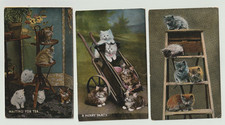 Three Edwardian Art Postcards