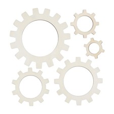 5Pcs Round Flower Knitting