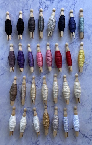 Textile art quality threads - textile,