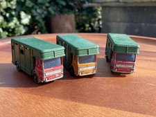 Three Matchbox Series Horse boxes No.17 1969 plus a Superfast one