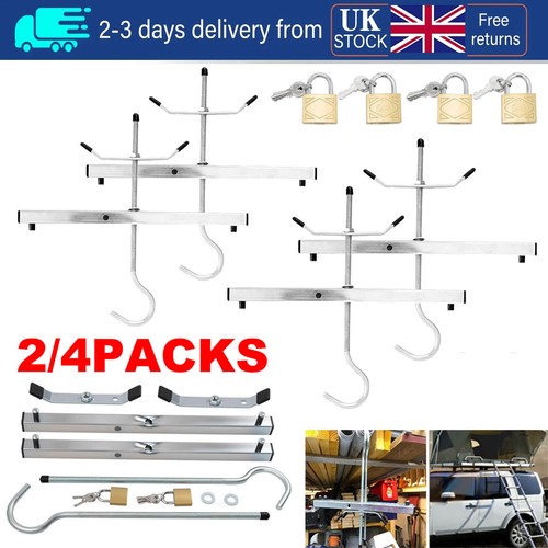 2pcs lockable ladder roof - lockable, rack