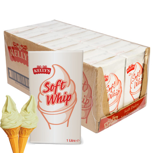Kelly soft whip dairy ice - dairy,