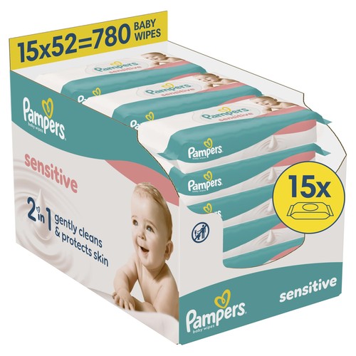 Pampers sensitive baby wipes - pampers,