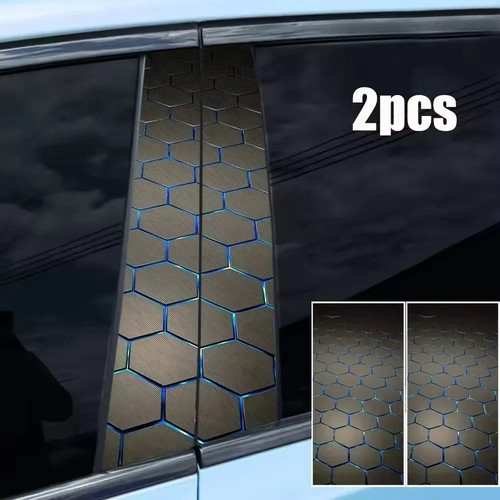 2pcs car pillar sticker - pillar,