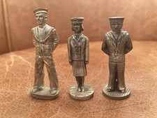 Pewter Royal Navy Ratings sailors And Wren