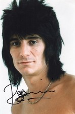 RONNIE WOOD SIGNED AUTOGRAPH