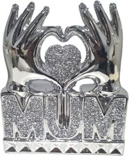 NAN Heart Hand Silver Crushed