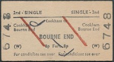 British Railway ticket Cookham