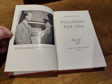 Falconry For You Humphrey Evans Vintage 1970 Hardback Book Excellent Condition 