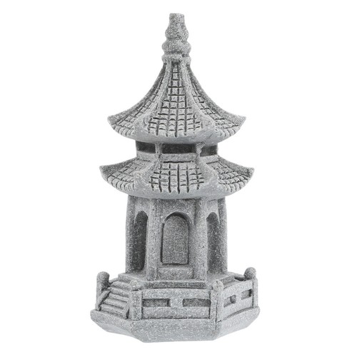 Pagoda garden statue - statue, mini