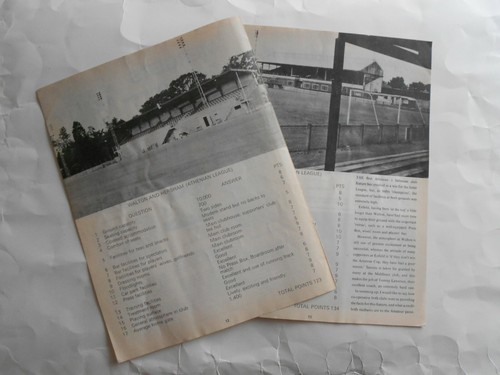 Non league ground comparisons - non,