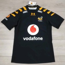 NEW - Wasps Rugby Home Shirt 2019/2020 - Medium Jersey Pro Player Fitted GPS Top