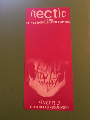 Vintage rave flyer hectic - rave,