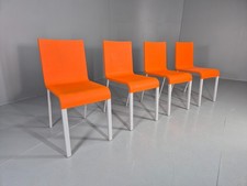 4 Orange Vitra Chairs By