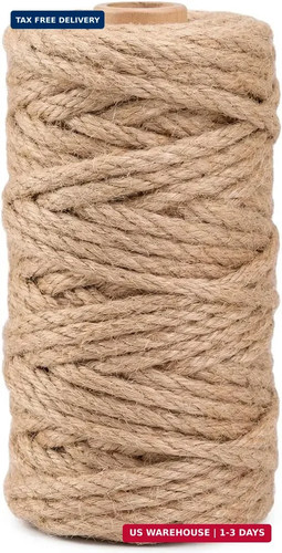 Jute rope 6mm 80ft - rope, heavy