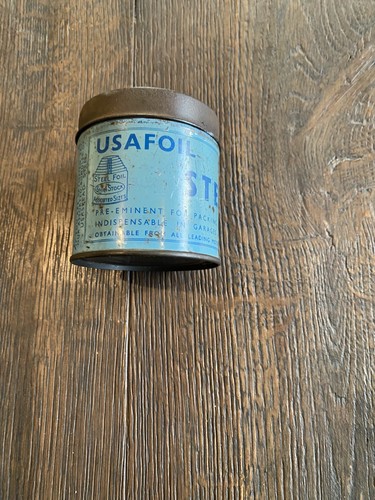 Vintage tin usafoil - tin,