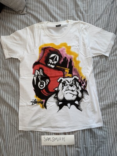 Stussy reaper shirt - t-shirt, size