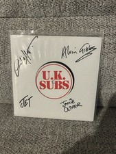UK SUBS Signed Singles