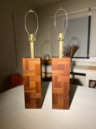 Vintage danish modern parquet - vintage,