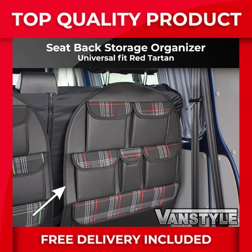 Van car red - universal, headrest