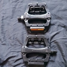 Pair Black Resin 1/2" BMX Bike