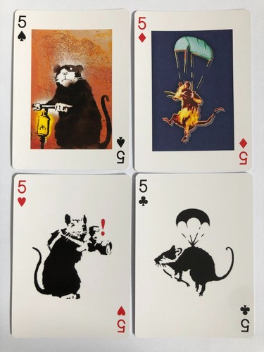 Parachute rat banksy wall - rat,