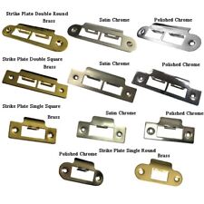Strike Plate for Mortice Lock Brassed/ Brushed/ Satin/ Polished Stainless Steel