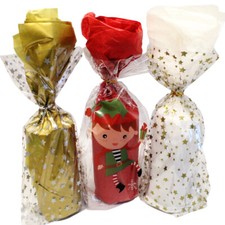 12 Christmas Cellophane Cello