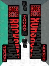 RockShox Recon Decal Kit | Red
