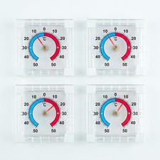 4 Pcs Outdoor Thermometers
