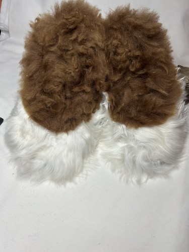 Alpaca fur adult slippers - adult,