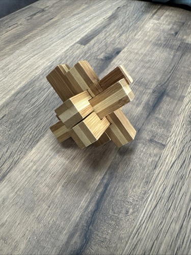 Wooden interlocking burr brain - burr,