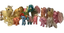 Vintage 1980s Hasbro My Little Pony G1 Toys Lot Bundle Butterscotch Peachy Baby