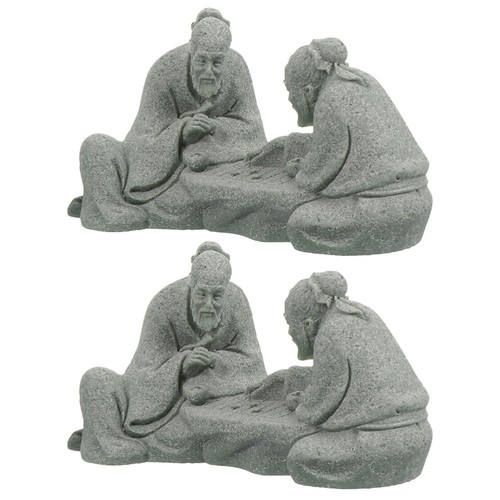 Pcs old couple ornaments - 2,