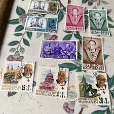 Winston Churchill Used Stamps