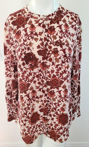 Talbots shirt blouse red - blouse, 6