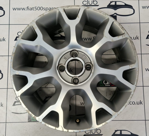 Fiat 500 diamond cut alloy - diamond, 16"