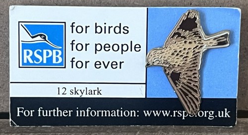 Rspb skylark pin - pin, badge