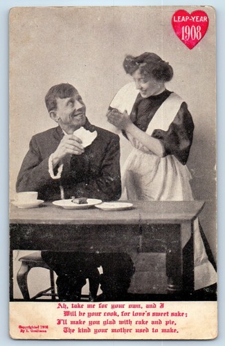 1908 leap year man and - leap,