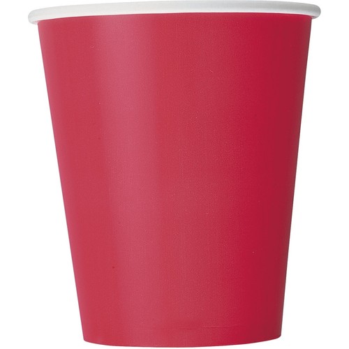 Paper party cups solid colour - solid,